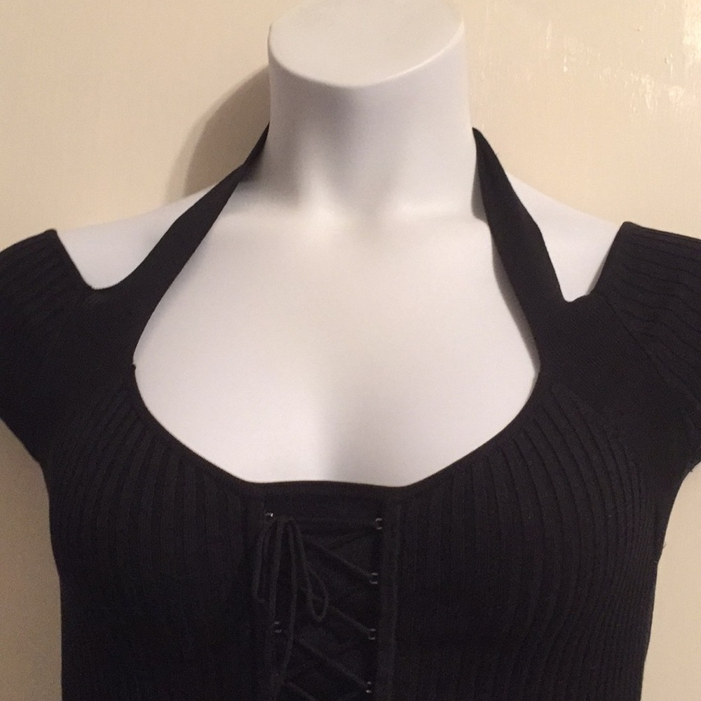 Bebe lace up top - Picture 4 of 5